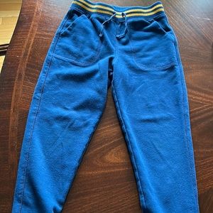 Boys Janie and Jack joggers in blue size 7